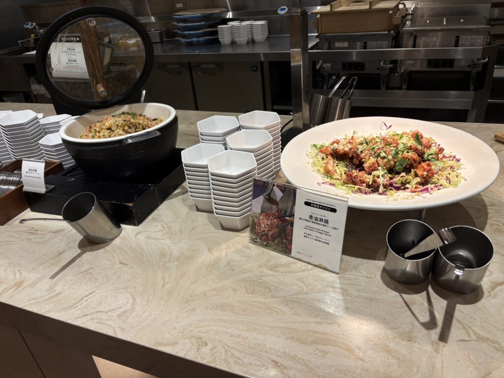 中華料理のコーナー